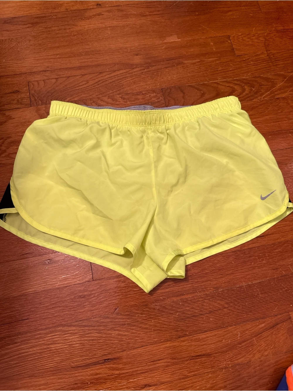 Nike Women’s Neon Yellow Athletic Running Shorts